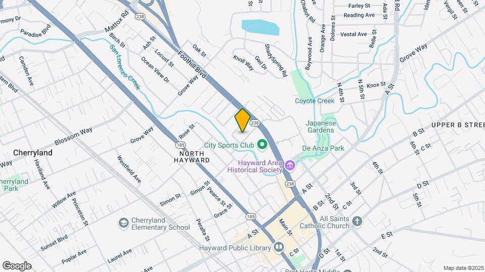 1132-1138 Hazel Ave Mapa y Detalles de la Ubicación