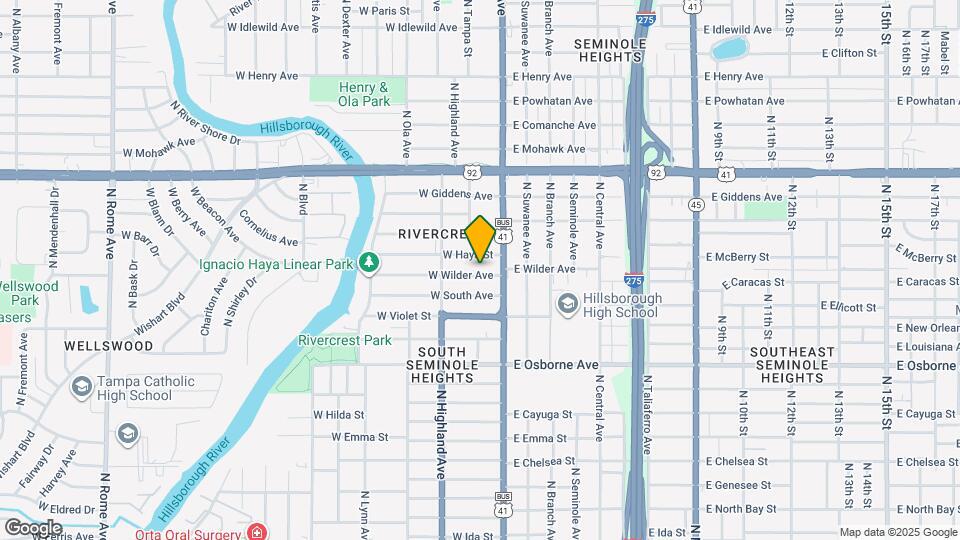 107 W Wilder Ave Map and Location Details