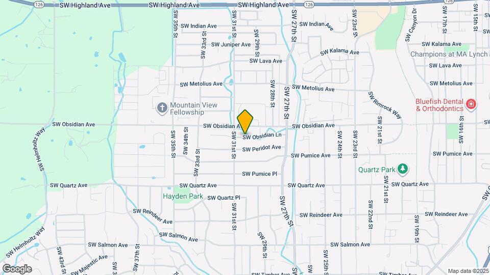 3040-3042 SW Obsidian Ln Map and Location Details