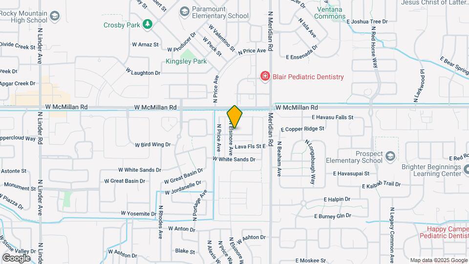 4606 N Elsinore Ave Map and Location Details