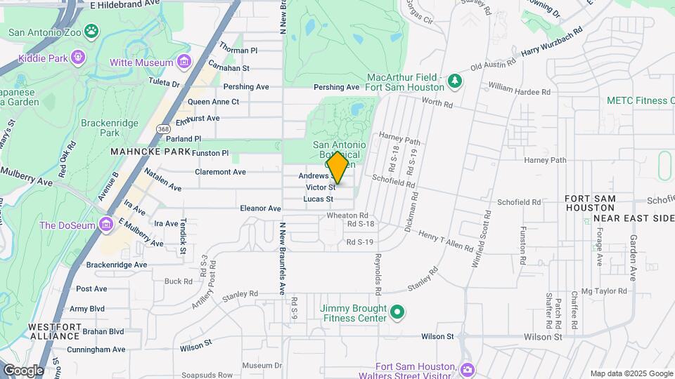 Beautifully updated San Antonio home by Bo Map and Location Details