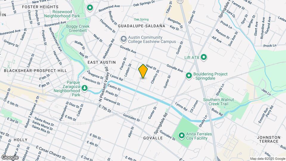 915 Tillery St Map and Location Details