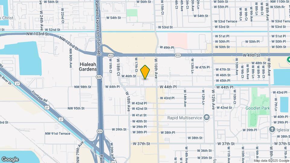 1655 W 44th Pl, Unit 250 Map and Location Details