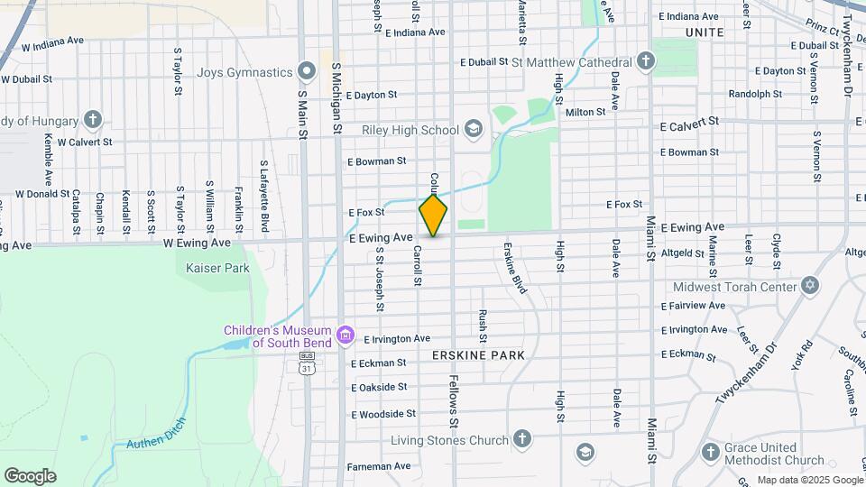 318 E Ewing Ave Mapa y Detalles de la Ubicación