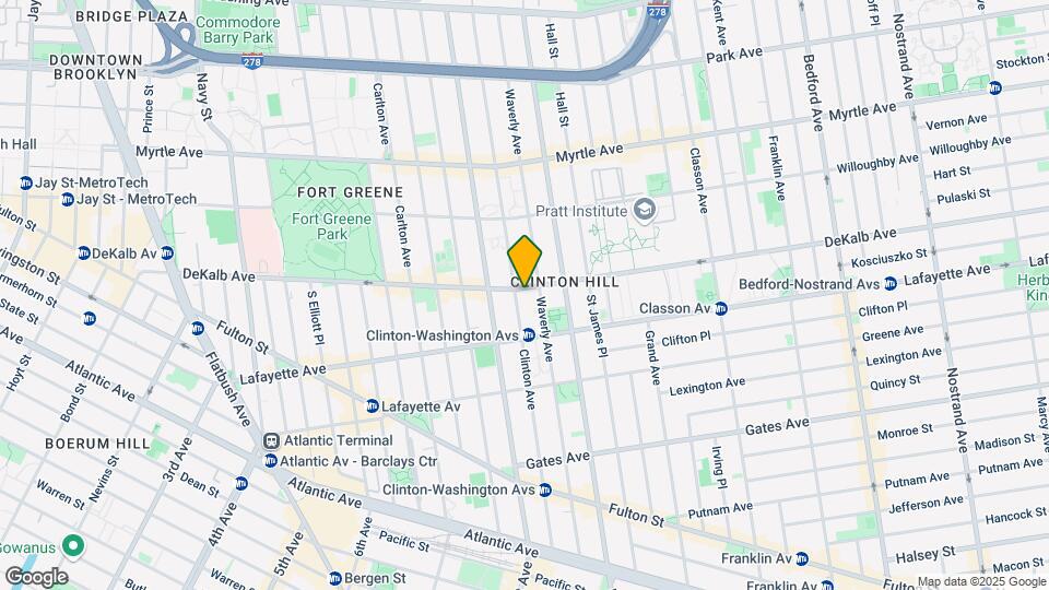 291 Clinton Ave Mapa y Detalles de la Ubicación