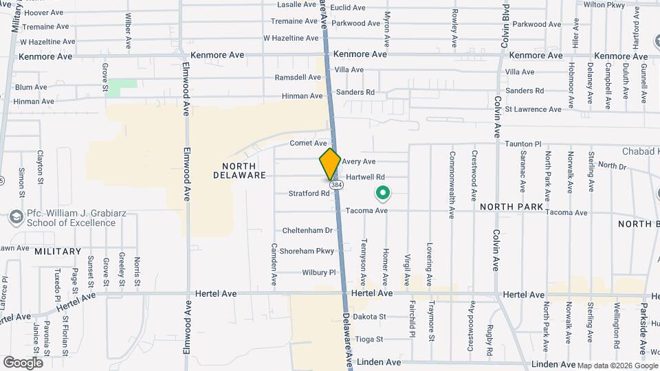 2518 Delaware Ave Map and Location Details