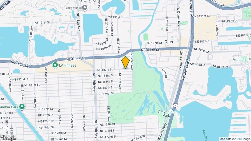 2140 NE 183rd St Map and Location Details