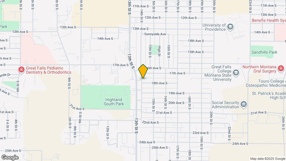 1721 14th St S Map and Location Details