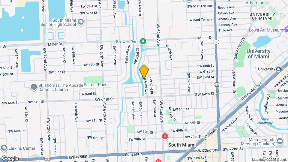 6160 SW 63rd Ave Mapa y Detalles de la Ubicación