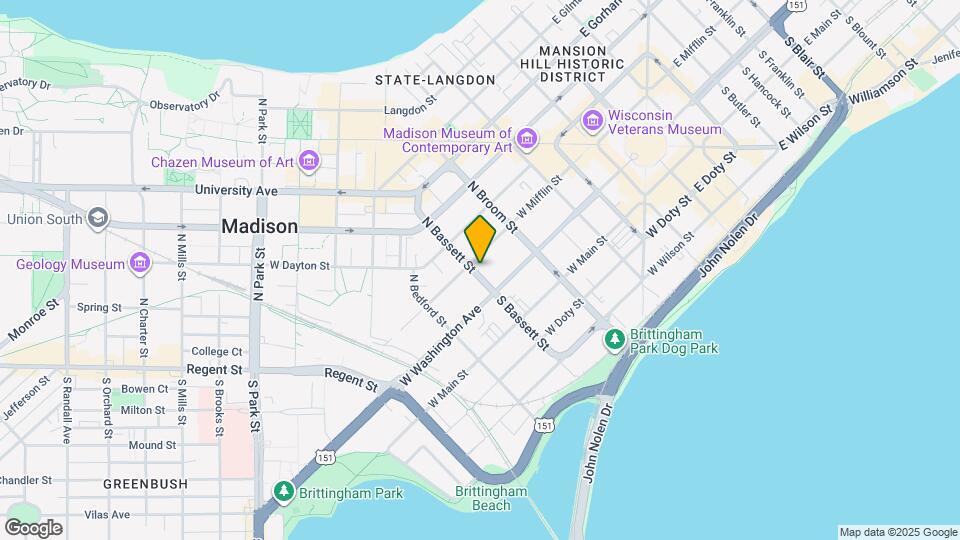 19 N Bassett St Map and Location Details