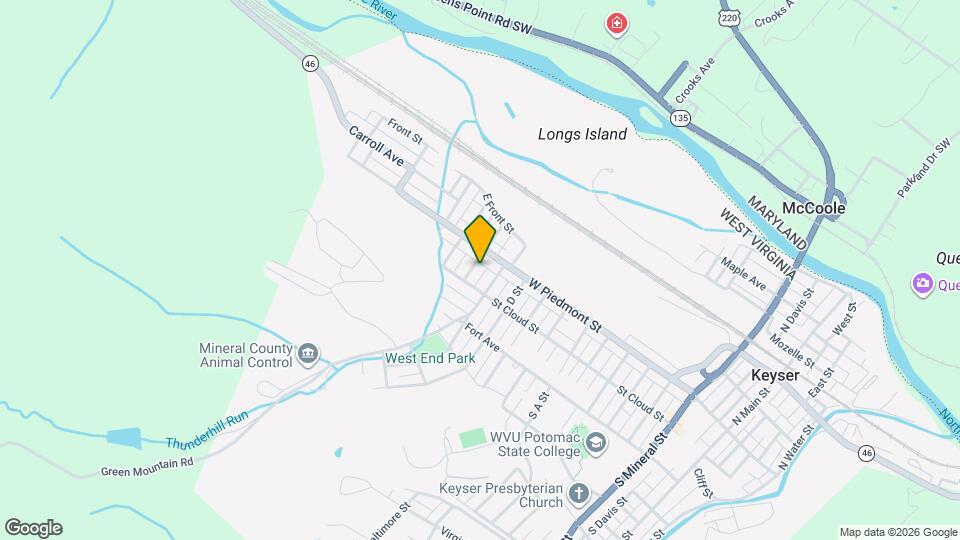 29 S F St Mapa y Detalles de la Ubicación