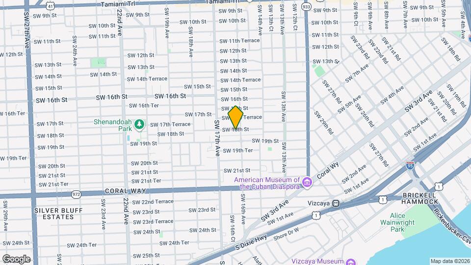 1618 SW 18th St Map and Location Details