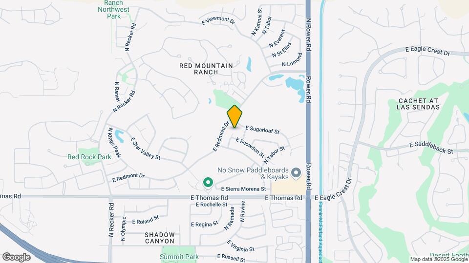 3821 N Sawtooth Cir Map and Location Details