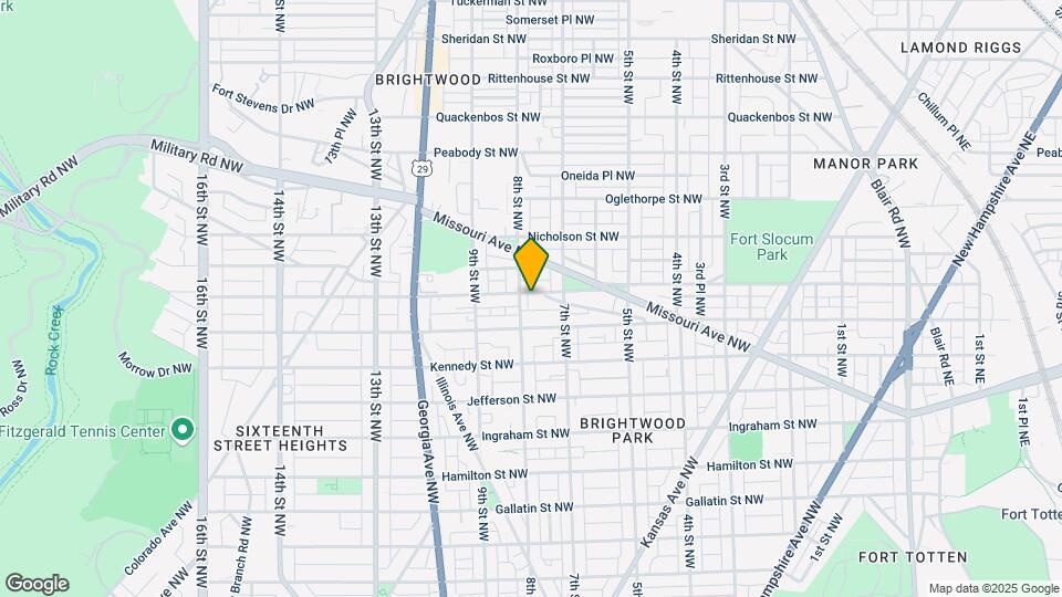 724 Madison St NW Map and Location Details