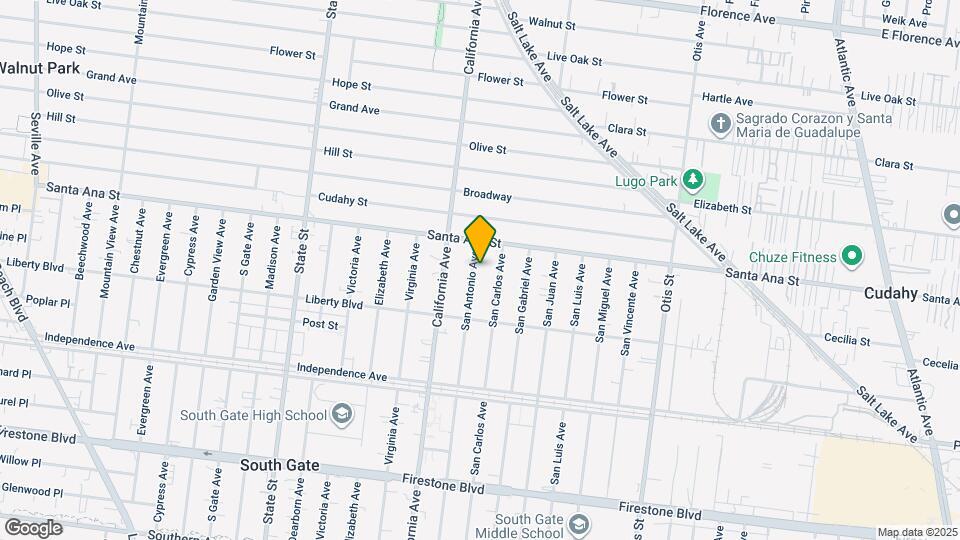 8134 San Antonio Ave Mapa y Detalles de la Ubicación