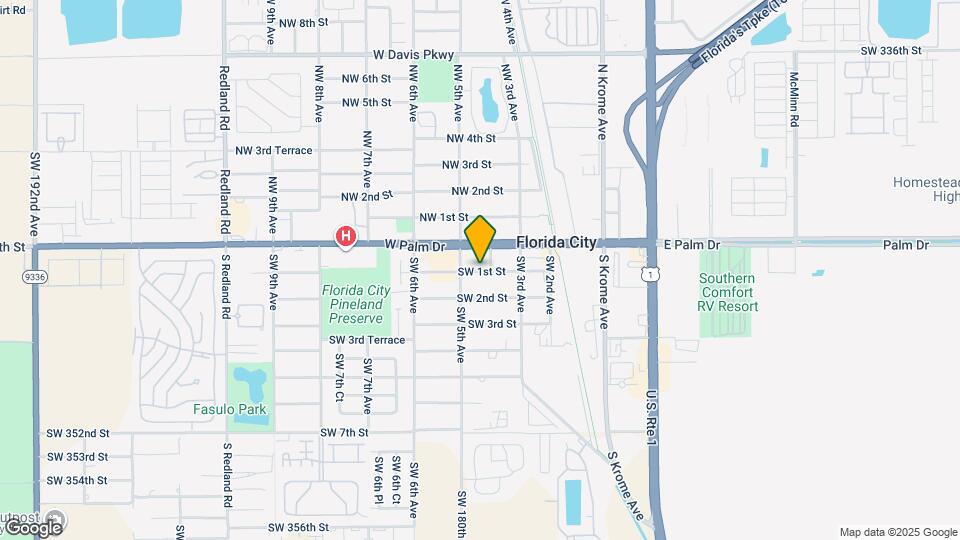 412 SW 1st St Map and Location Details