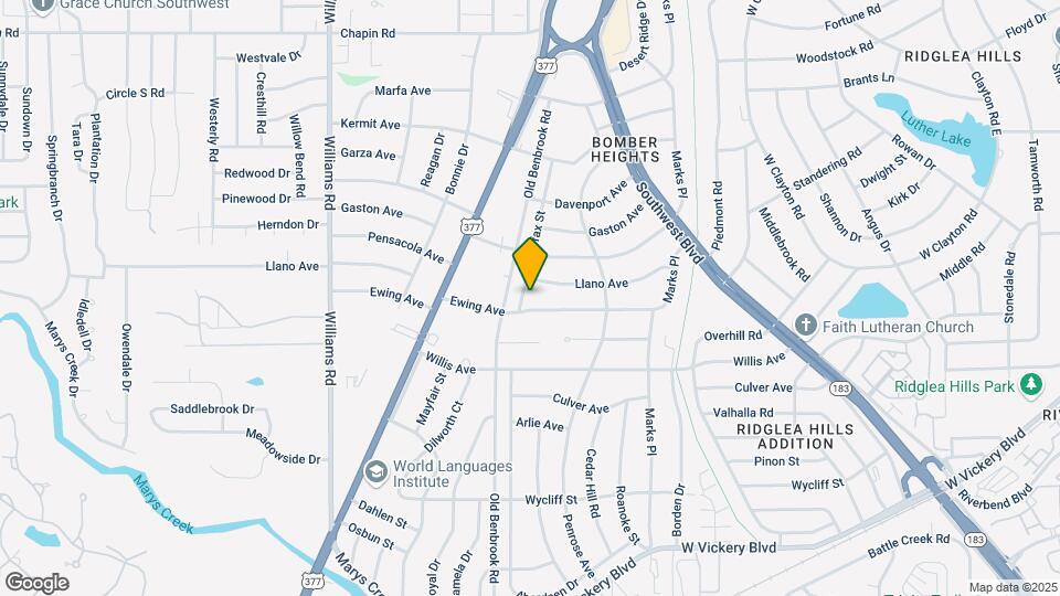 4409 Fairfax St Map and Location Details