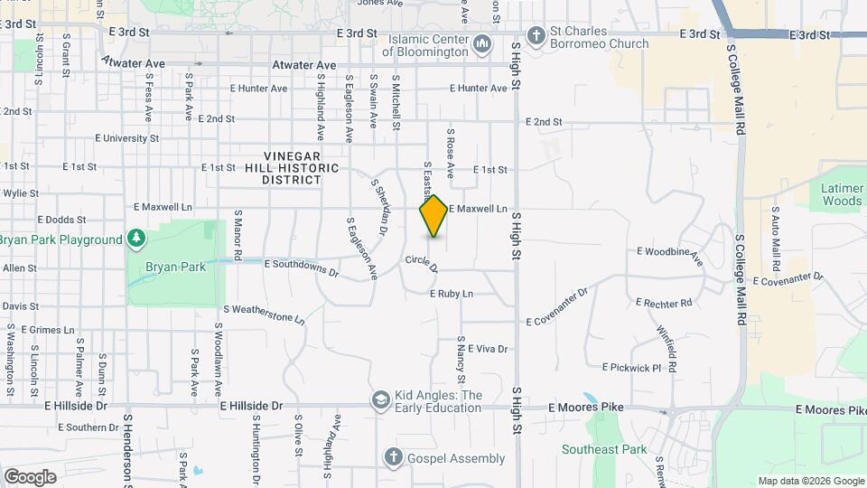 921 S Eastside Dr Mapa y Detalles de la Ubicación