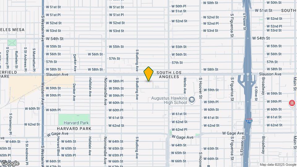 1116 W 58th Plz Mapa y Detalles de la Ubicación