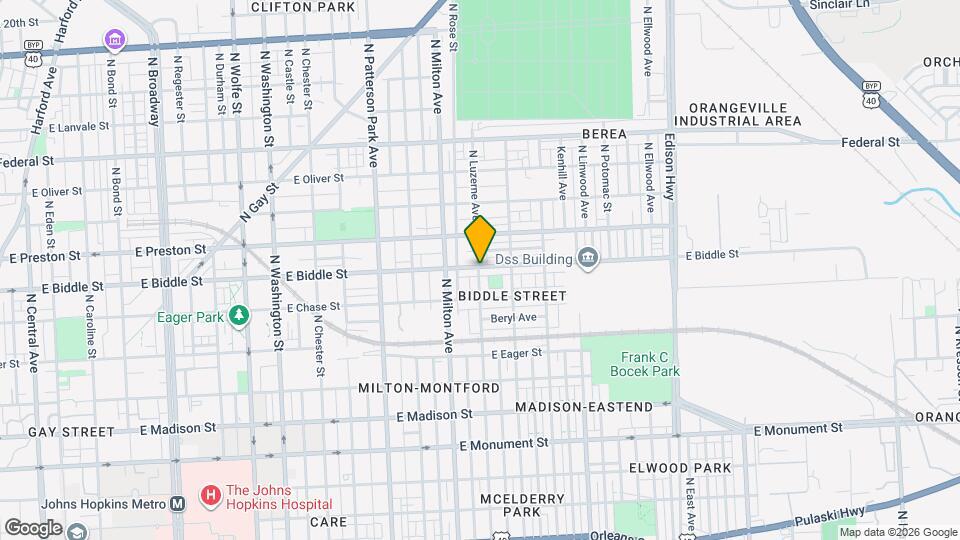 1199 N Luzerne Ave Map and Location Details