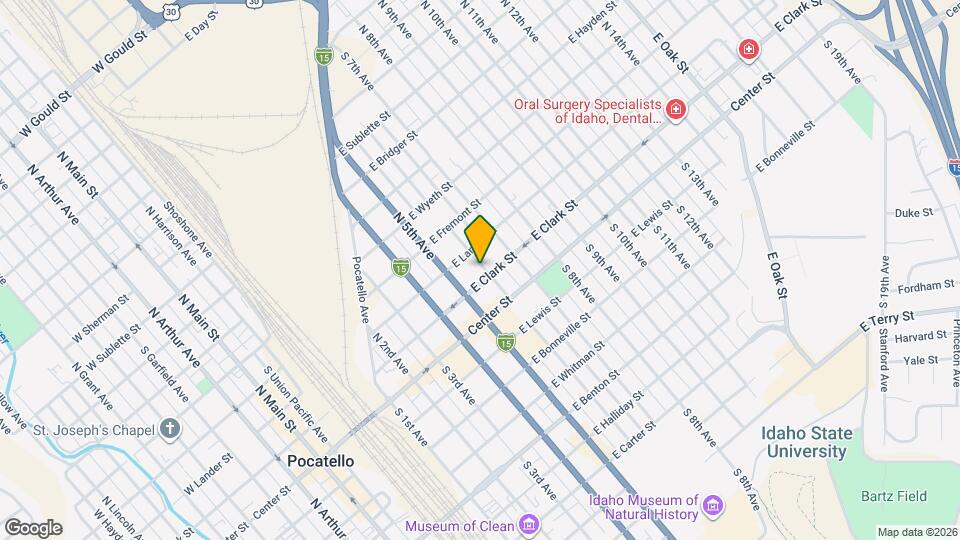 215 N 6th Ave, Unit Upper Map and Location Details