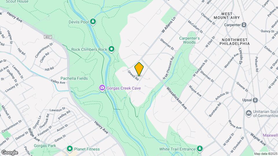 7201 Orwell Rd Map and Location Details