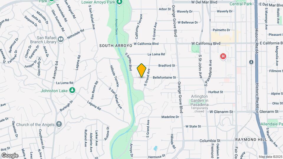 654-662 Bellefontaine St Mapa y Detalles de la Ubicación