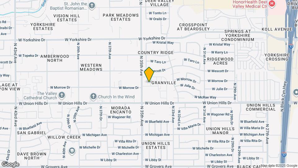 18818 N 34th Dr Map and Location Details