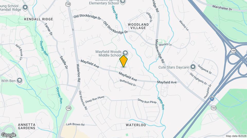 7951 Millstream Ct Mapa y Detalles de la Ubicación