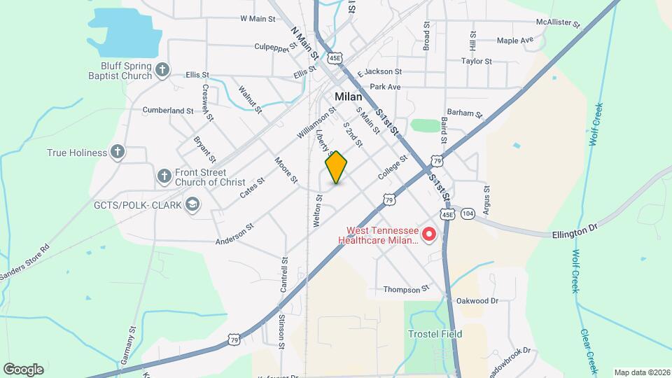 2047 Cedar St Map and Location Details