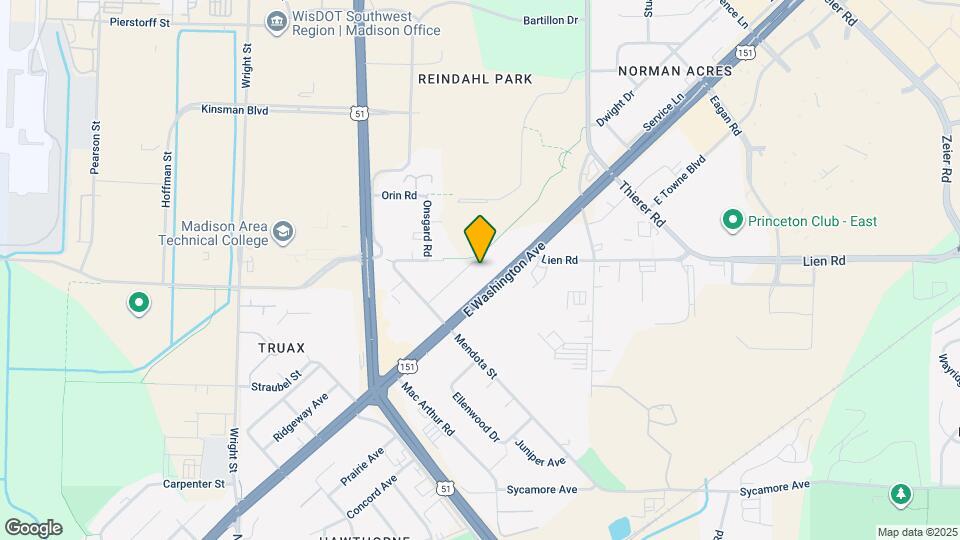 3841 Ridgeway Ave Map and Location Details