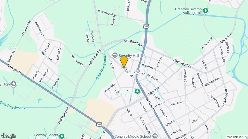 2099 Oak St Map and Location Details