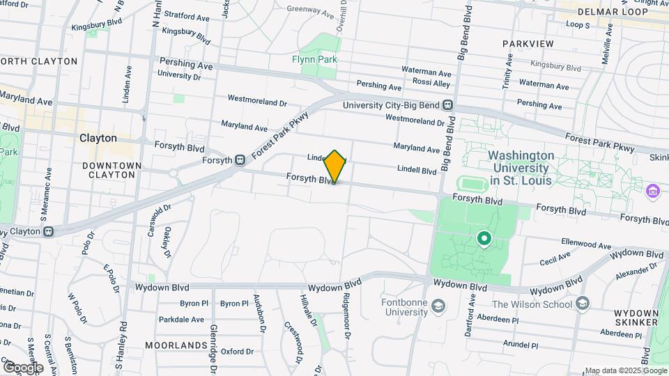 7222 Forsyth Blvd, Unit 1E Map and Location Details