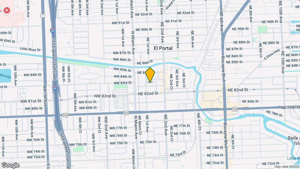 121 NE 82nd Ter Map and Location Details