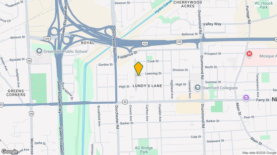 5678 Woodland Blvd Map and Location Details