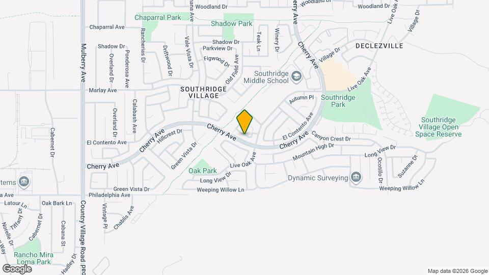 14349 El Contento Ave Map and Location Details