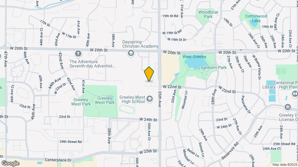 2193 35th Ave Ct Map and Location Details
