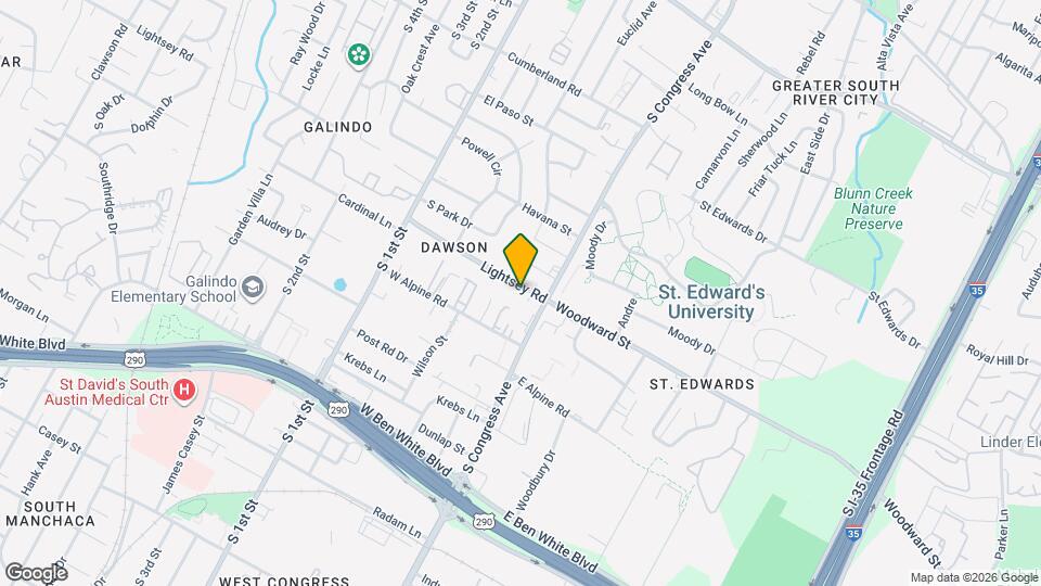 119 Lightsey Rd Map and Location Details