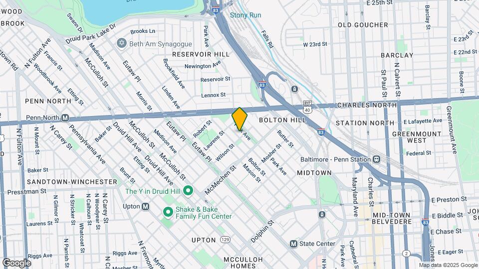 1702 Park Ave Mapa y Detalles de la Ubicación
