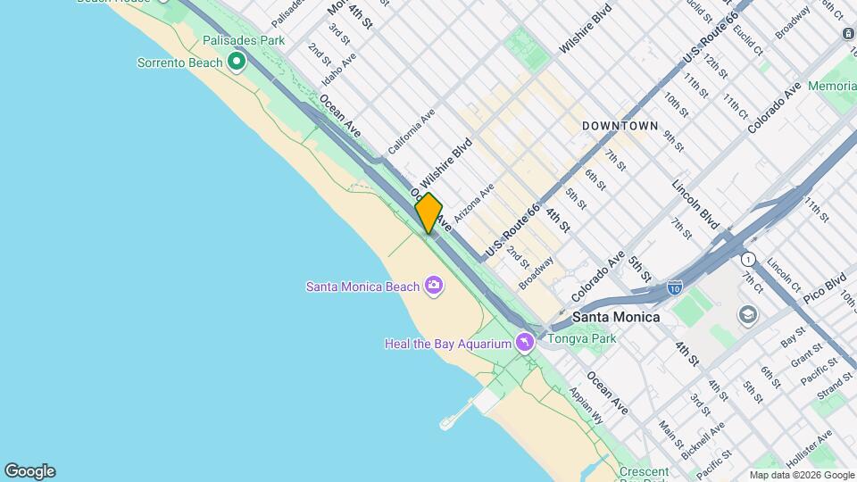1255 Palisades Beach Rd Map and Location Details