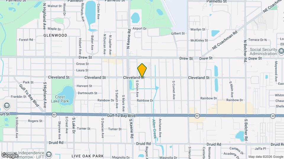 1825 Cleveland St, Unit 2 Map and Location Details