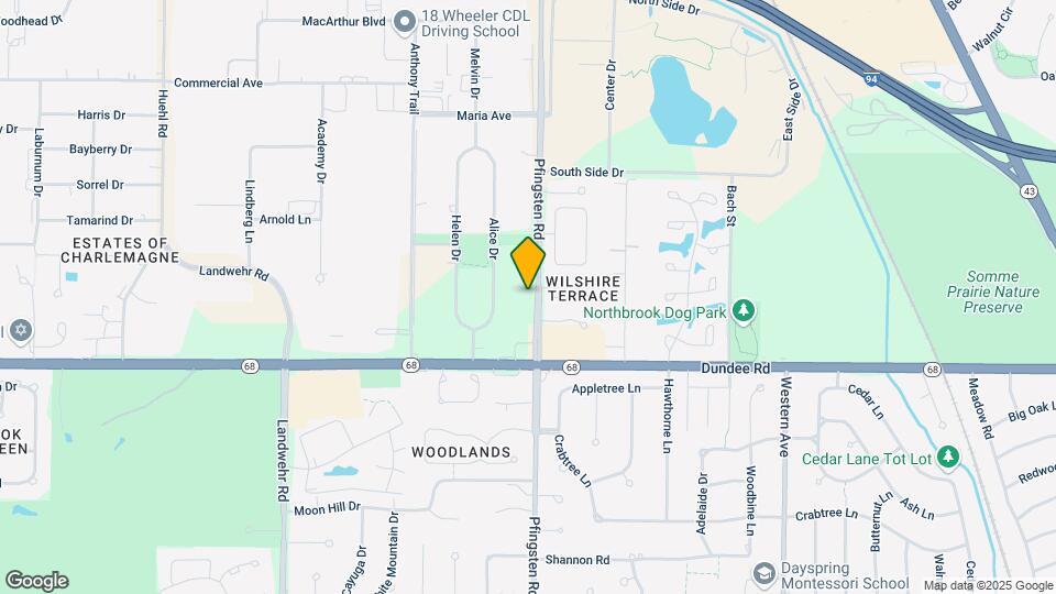 684 Pfingsten Rd Map and Location Details
