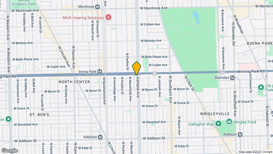 3950 N Ashland Ave Map and Location Details