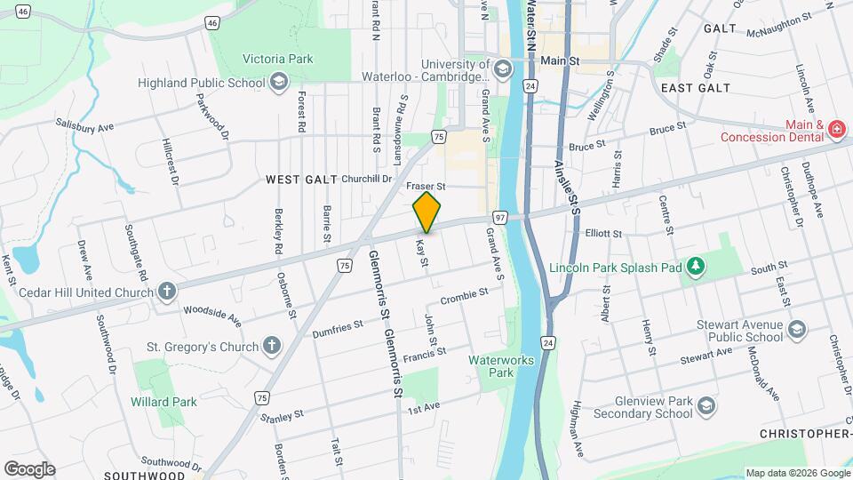 39 Cedar St, Unit 3 Map and Location Details