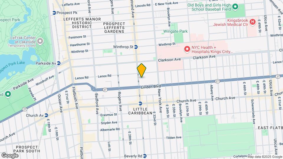 1359 Nostrand Ave Map and Location Details