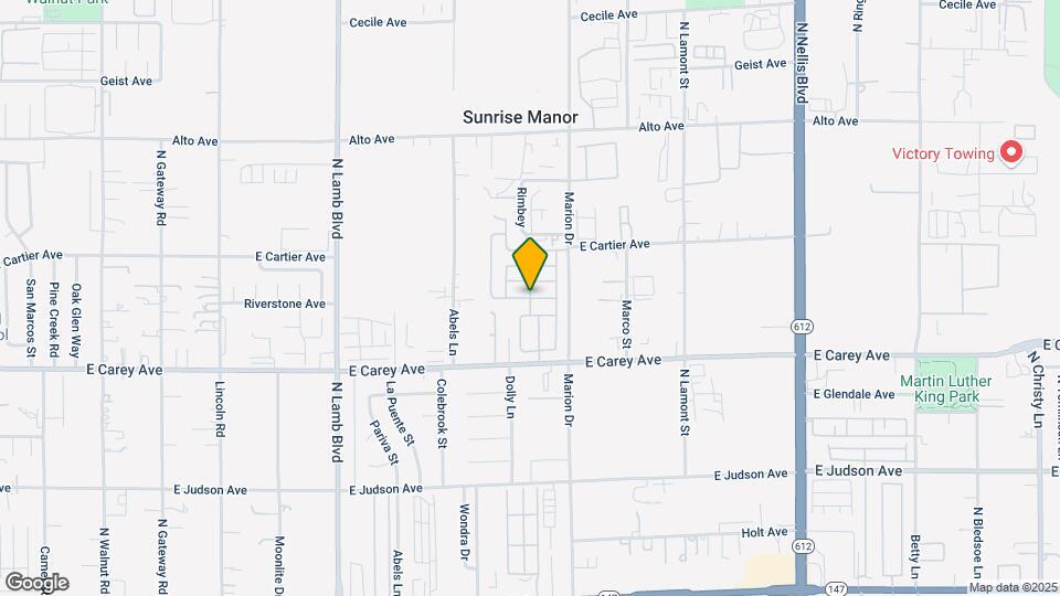 4650 E Carey Ave Map and Location Details
