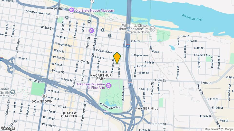 616 E 7th St Mapa y Detalles de la Ubicación