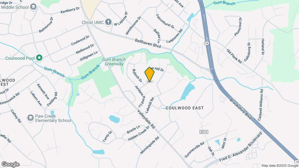 936 Clover Gap Dr Map and Location Details