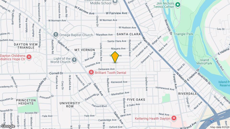 302 Fountain Ave Map and Location Details