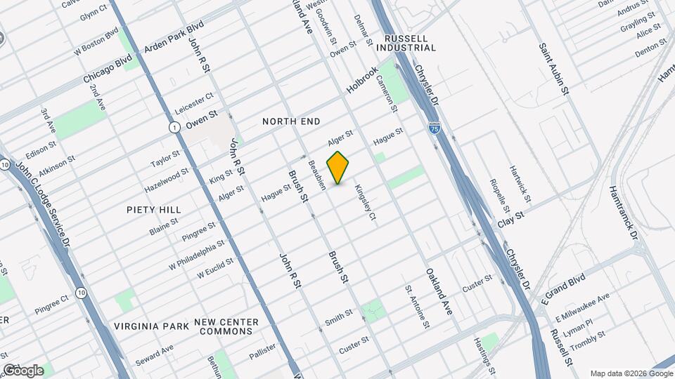528 E Philadelphia St Map and Location Details